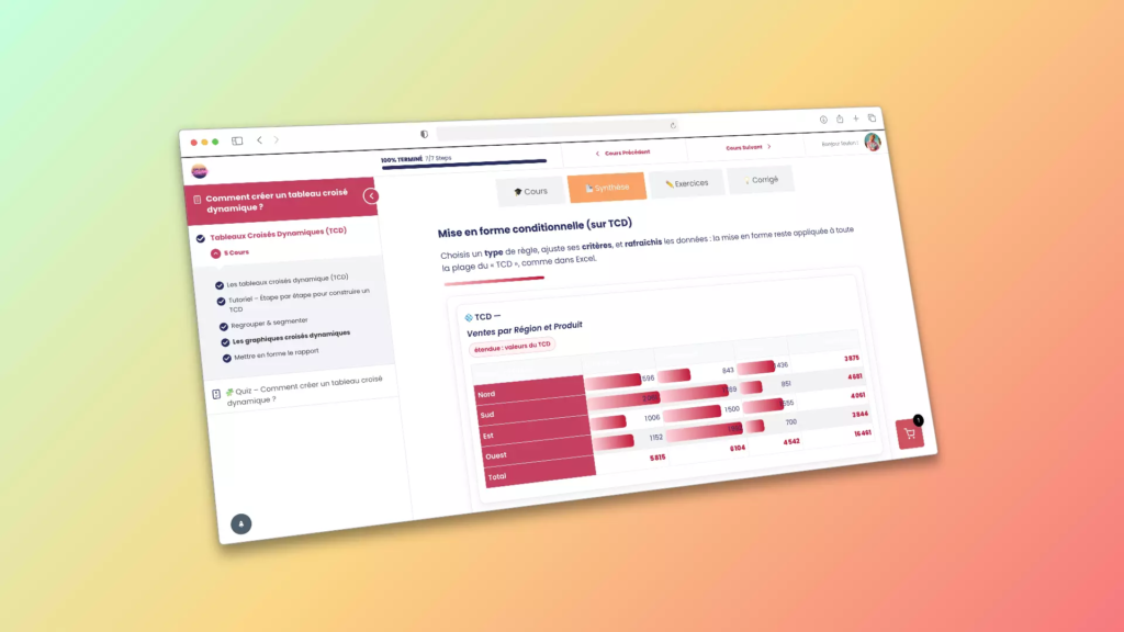 Comment créer un tableau croisé dynamique