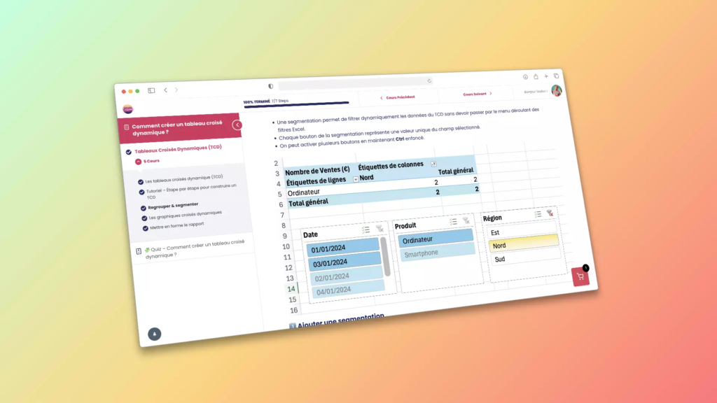 Comment créer un tableau croisé dynamique